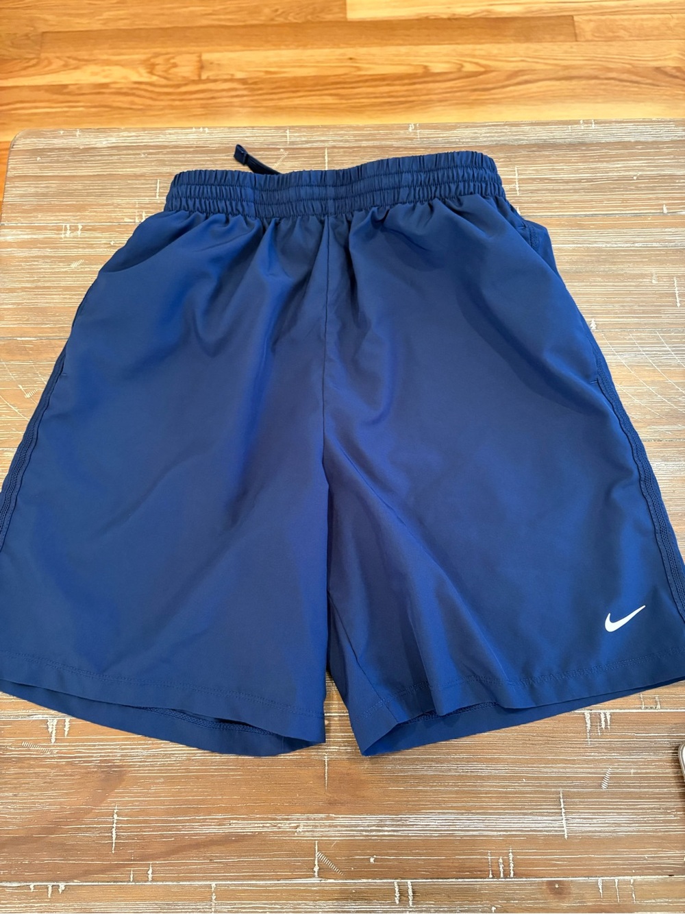 Nike Boys Navy Dri-FIT Athletic Shorts-unlined size XL EUC 7 inch